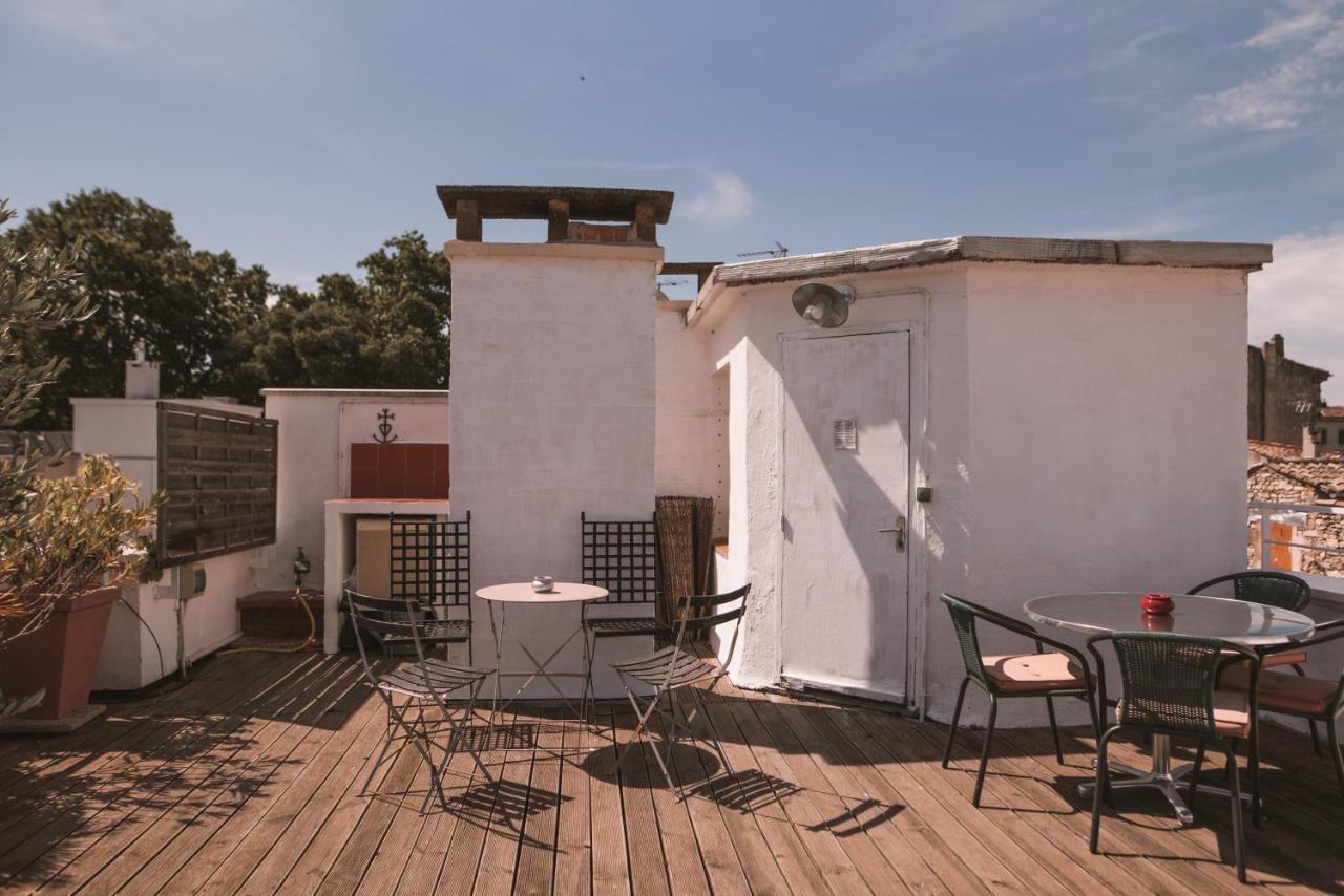Chez Pepito & Zaza Hypercentre Rooftop Garage Nîmes Exterior foto