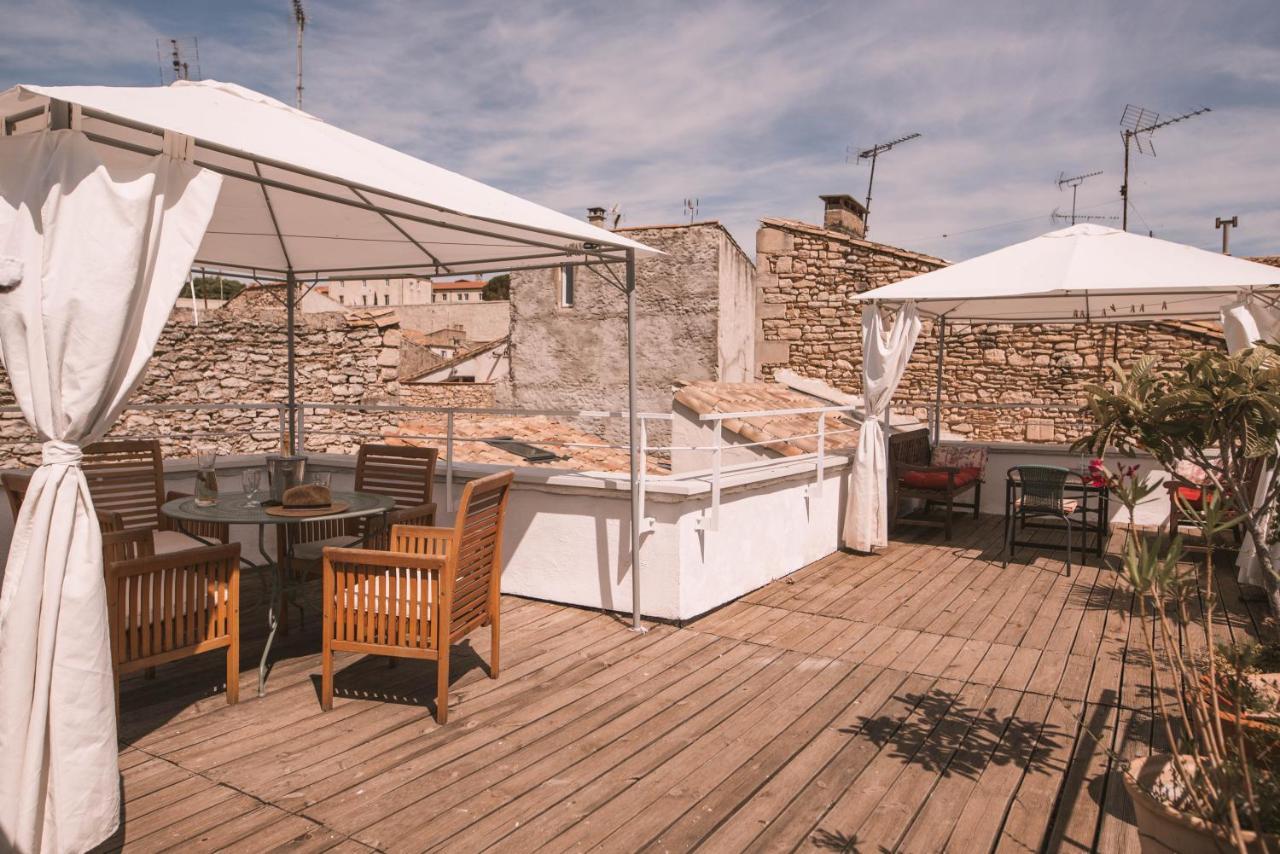 Chez Pepito & Zaza Hypercentre Rooftop Garage Nîmes Exterior foto