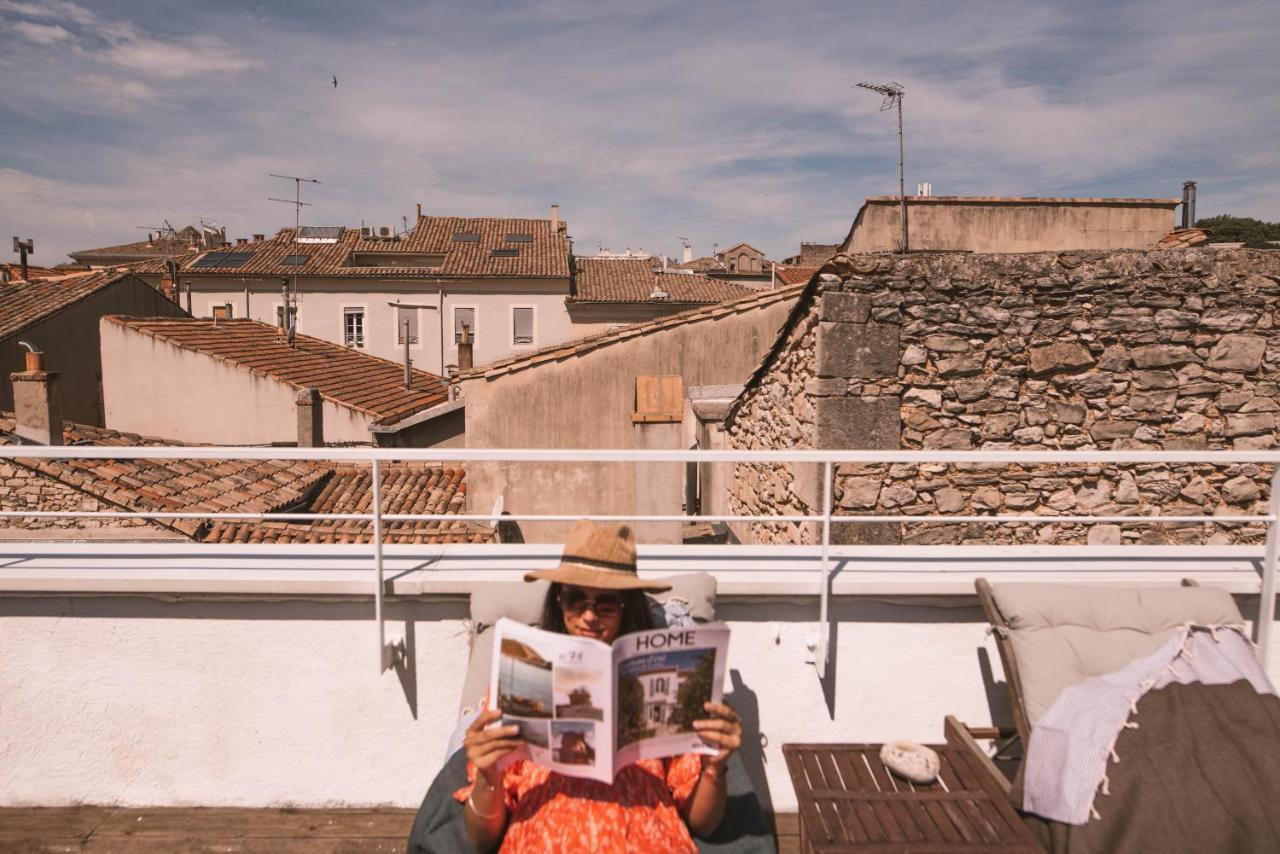 Chez Pepito & Zaza Hypercentre Rooftop Garage Nîmes Exterior foto